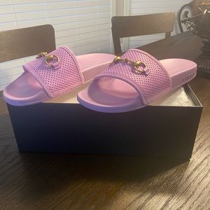 Gucci minosse horsebit slides